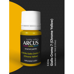 Arcus 424 Enamel paint Regia Aeronautica Italiana Giallo Cromo 7 (Chrome Yellow) 10ml