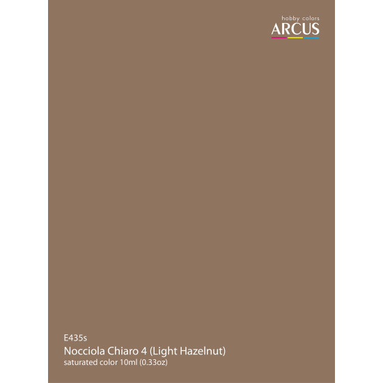 Arcus 435 Enamel paint Regia Aeronautica Italiana Nocciola Chiaro 4 Light Hazelnut 10ml