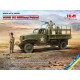 ICM 35599 - 1/35 WWII US Military Patrol. G7107 with MG M1919A4 4 figure + truck