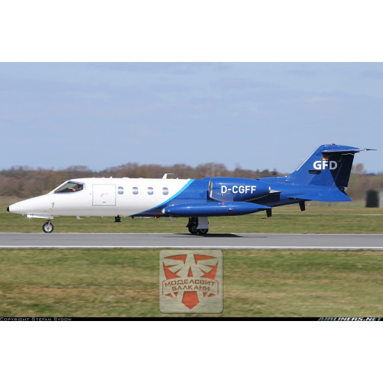 Sova Model 72049 - 1/72 Learjet 36A with Exper. Radar Pod - Plastic Model Kit for Aviation Enthusiasts