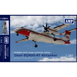 AMP 144-011 1/144 Dash 8Q400-MR Airtanker - Canadian Short Range Commuter Airliner Model Kit
