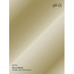 Arcus 077 Enamel paint Metallic color Burnt Metal Saturated color 10ml