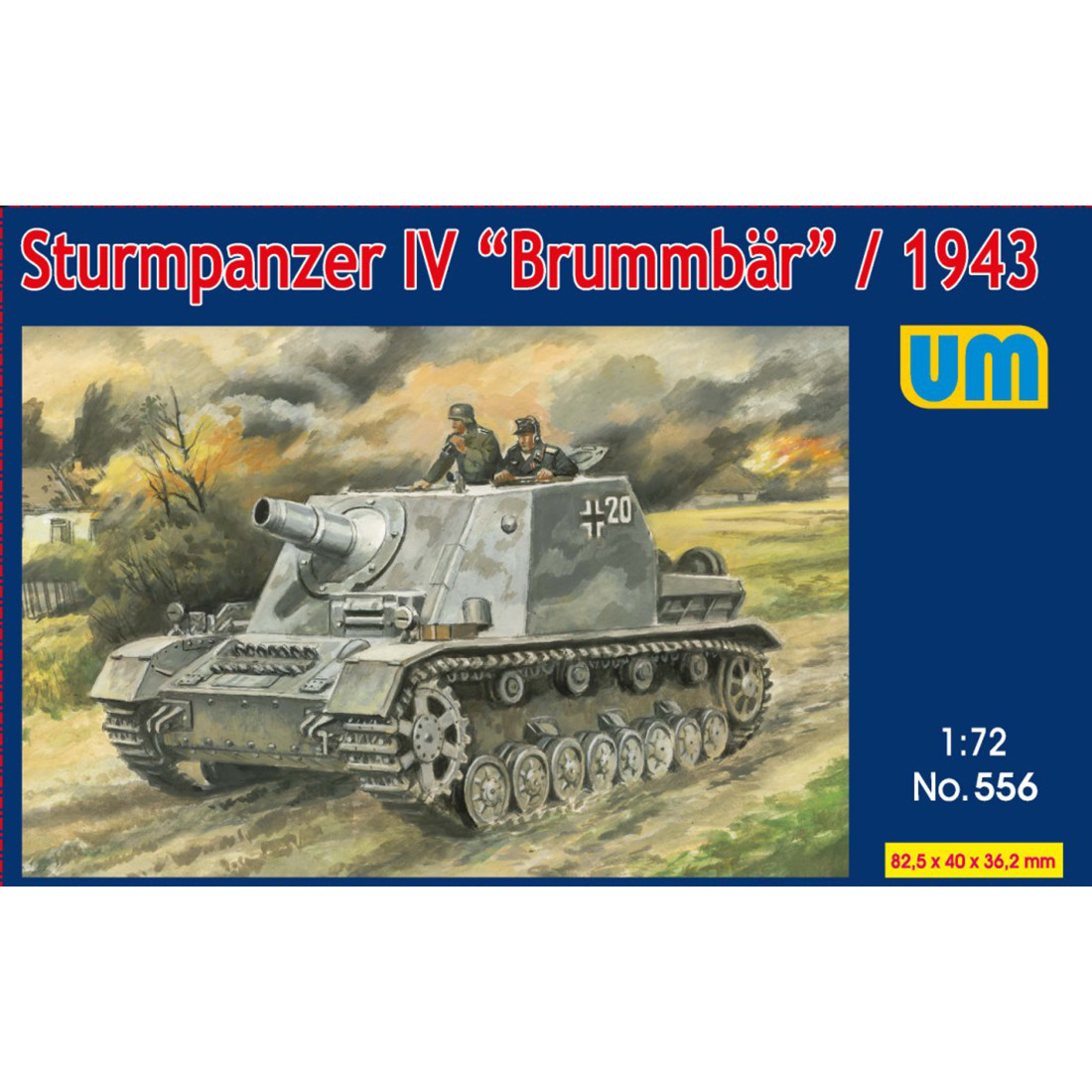 1/35 Dragon Tank Sturmpanzer IV Brummbär Late, Sd. Kfz. 166