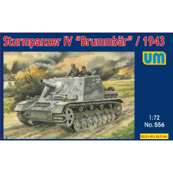 Unimodel 556 1/72 Sturmpanzer Iv Brummbar German Tank 1943 Um 556