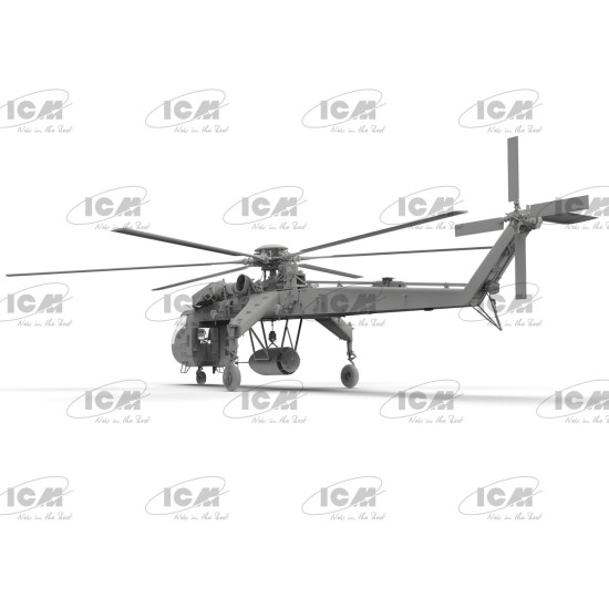 Icm 53055 1/35 Sikorsky Ch-54a Tarhe With M-121 Bomb Military Helicopter