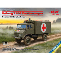 Icm 35138 1/35 Unimog S 404 Krankenwagen German Military Ambulance