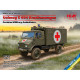 Icm 35138 1/35 Unimog S 404 Krankenwagen German Military Ambulance