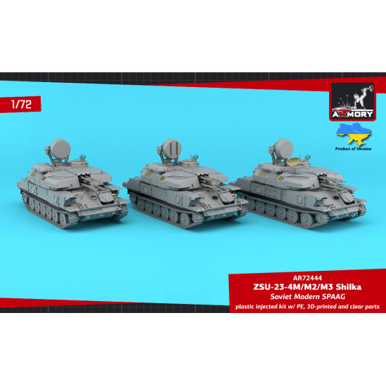 Armory Ar72444 - 1/72 - Zsu-23-4m/M3/M2 Shilka Soviet Aa Spg