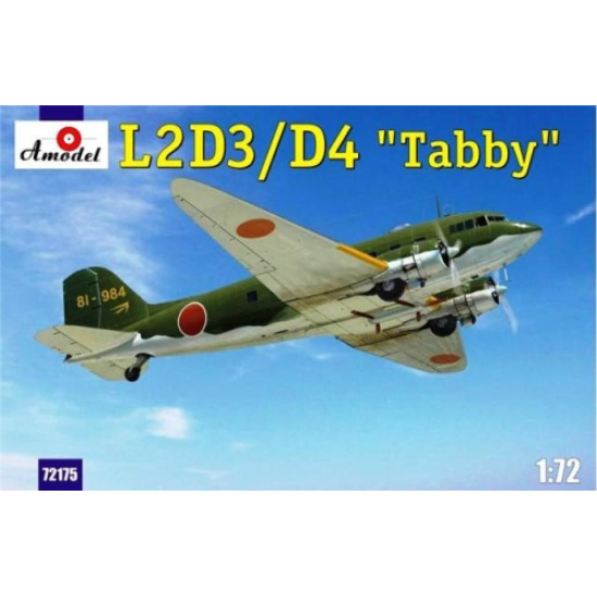 L2D3/D4 Taddy Japan transport aircraft 1/72 Amodel 72175