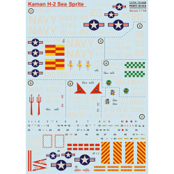 Print Scale 72-488 1/72 Decal For Kaman Sea Sprite H 2