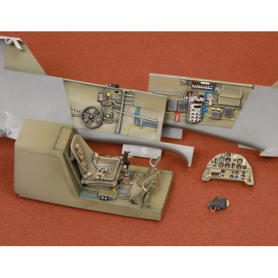 Sbs 48013 1/48 Messerschmitt Bf-109e Cockpit Set Resin Model Kit