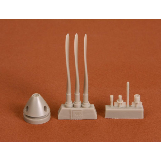 Sbs 48030 1/48 P-39 Airacobra Propeller Set Aeroproduct For Eduard/Hasegawa Kit