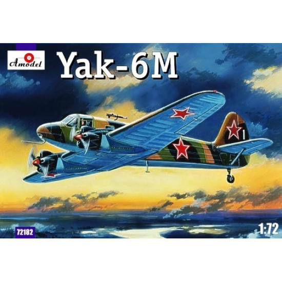 Yak-6M Soviet light transport aircraft 1/72 Amodel 72182