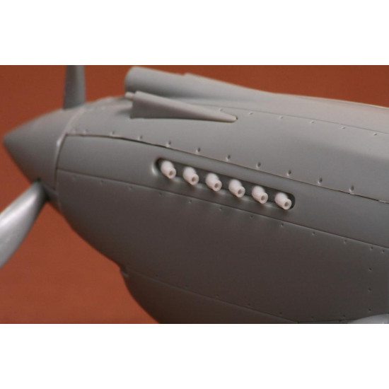 Sbs 48054 1/48 P-40b Exhaust Set For Airfix Kit Resin Model Kit Sbs 48054 1/48 P-40b Exhaust Set For Airfix Kit Resin Model Kit