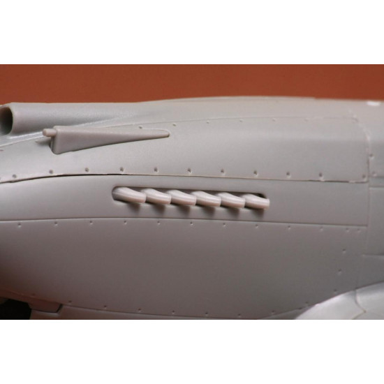 Sbs 48054 1/48 P-40b Exhaust Set For Airfix Kit Resin Model Kit Sbs 48054 1/48 P-40b Exhaust Set For Airfix Kit Resin Model Kit