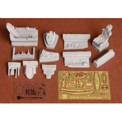 Sbs 48055 1/48 Mig-21 F-13 Cockpit Set For Trumpeter Kit Resin Model Kit