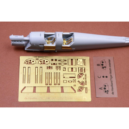 Sbs 48067 1/48 De Havilland Dh-82a Tiger Moth Cockpit Set For Airfix Kit Sbs 48067 1/48 De Havilland Dh-82a Tiger Moth Cockpit Set For Airfix Kit