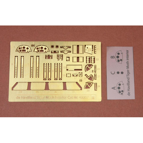 Sbs 48067 1/48 De Havilland Dh-82a Tiger Moth Cockpit Set For Airfix Kit