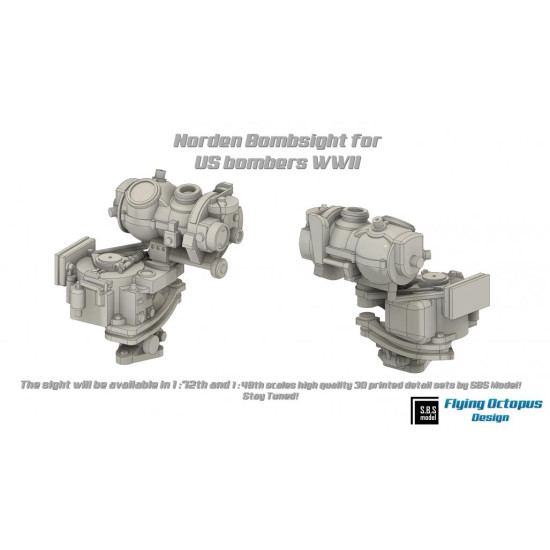 Sbs 48080 1/48 Norden Bombsight X 2 For Us Bombers Ww Ii Resin Model Kit