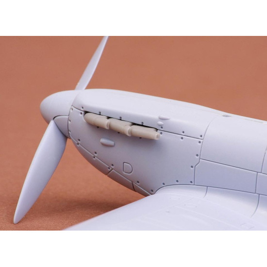 Sbs 72009 1/72 Spitfire Mk I/Ii Exhaust Round For Airfix Kit Resin Model Kit