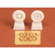 Sbs 72020 1/72 E E Lightning Wheels For Airfix Kit Resin Model Kit