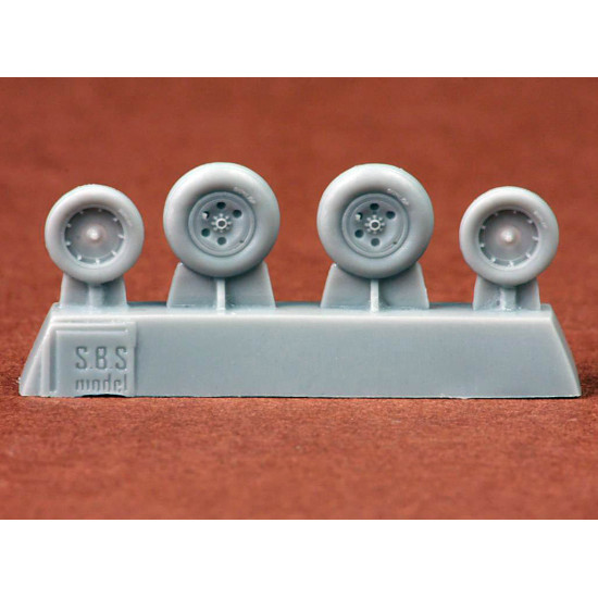 Sbs 72035 1/72 Folland Gnat T 1 Wheel Set For Airfix Kit Resin Model Kit