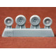 Sbs 72035 1/72 Folland Gnat T 1 Wheel Set For Airfix Kit Resin Model Kit