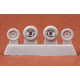 Sbs 72035 1/72 Folland Gnat T 1 Wheel Set For Airfix Kit Resin Model Kit