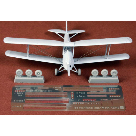 Sbs 72048 1/72 De Havilland Dh-82 Tiger Moth Rigging And Wheel Set For Airfix