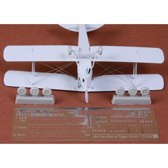 Sbs 72048 1/72 De Havilland Dh-82 Tiger Moth Rigging And Wheel Set For Airfix