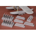 Sbs 72071 1/72 Macchi M 39 Beaching Gear Set For Sbs Model Kit Resin Model Kit