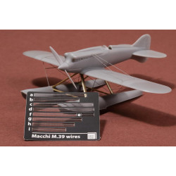 Sbs 72072 1/72 Macchi M 39 Rigging Wire Set For Sbs Model Kit Photo-etched Parts