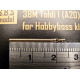 Sbs 35011 1/35 Toldi I 20 Mm Gun Barrel For Hobbyboss Kit