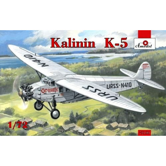 Kalinin K-5 Soviet airliner 1/72 Amodel 72199