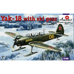 Yak-18 with ski gear 1/72 Amodel 72195