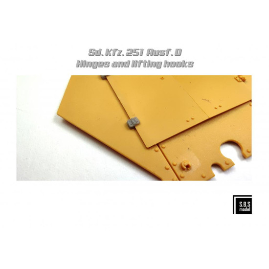 Sbs 35044 1/35 Sd Kfz 251 Ausf D Hinges And Lifing Hooks Resin Model Kit