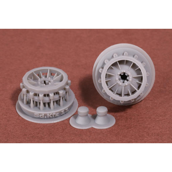 Sbs 3d007 1/35 Sd Kfz 11 Sd Kfz 251 Sprocket Poligonal Rubber 3d Print Resin