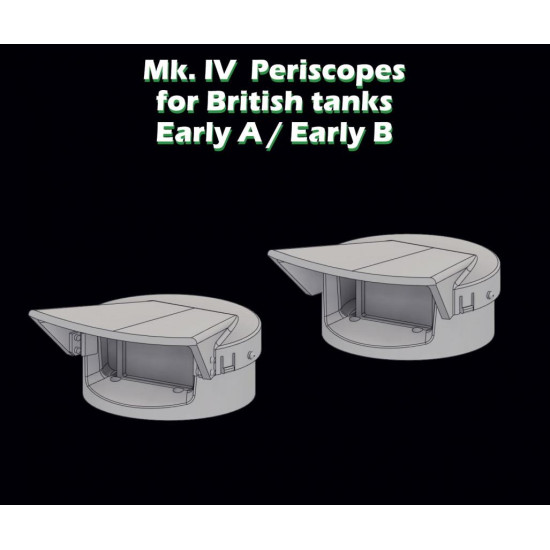 Sbs 3d013 1/35 Mk Iv Periscopes For British Tanks Early A Early B 3d Print