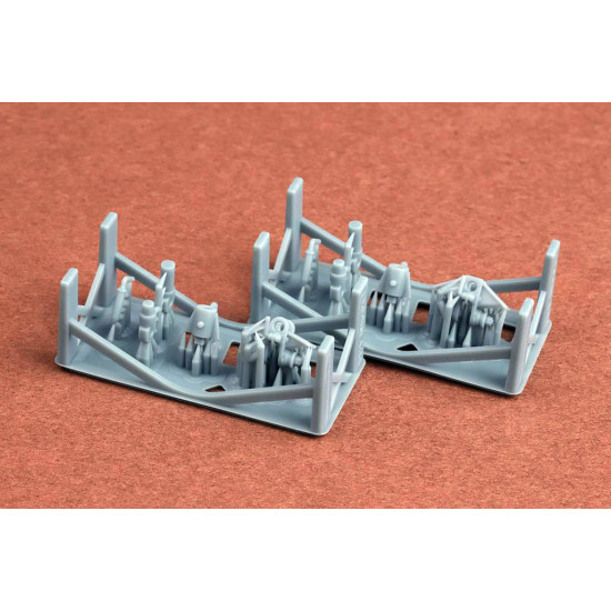 Sbs 3d017 1/35 Towing Pintles For Ww Ii German Vehicles Sd Kfz 11/251 Rso