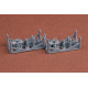 Sbs 3d017 1/35 Towing Pintles For Ww Ii German Vehicles Sd Kfz 11/251 Rso