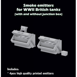 Sbs 3d018 1/35 Smoke Emitters For Ww Ii British Tanks 3d Print Resin