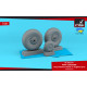 Armory Ar-aw32411 1/32 Avro Lancaster Wheels Mid Type W Weighted Tyres