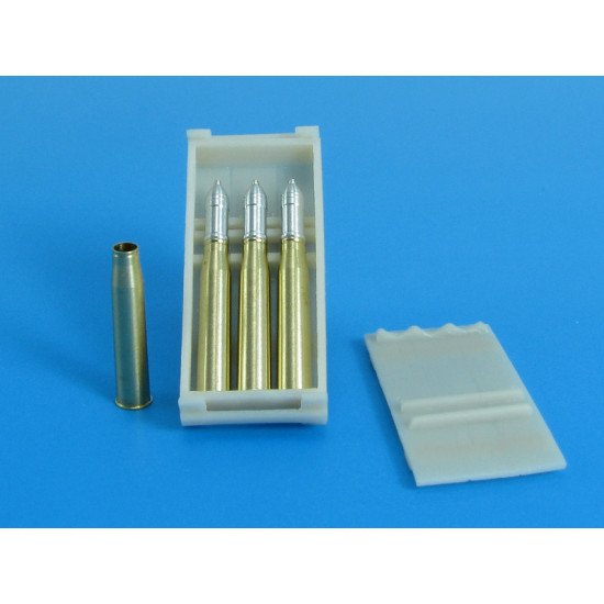 Eureka A-3506 1/35 Ammo W/Box 75 Mm Grpatr-38 Hl/B Kwk-40/Stuk-40 L/43 And L/48