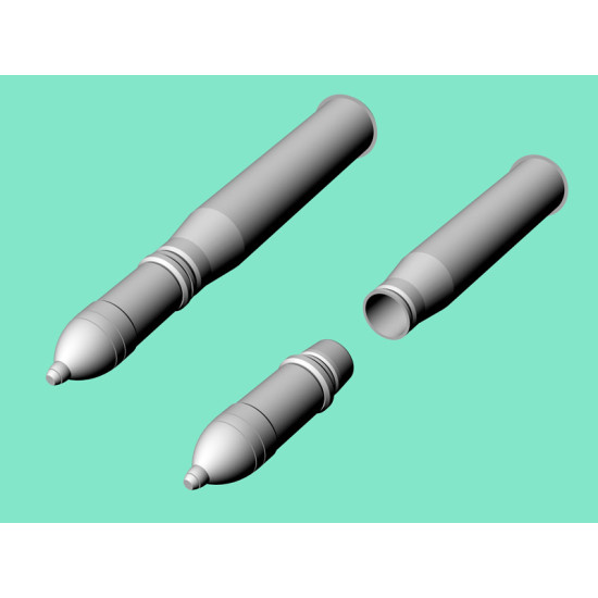 Eureka A-3506 1/35 Ammo W/Box 75 Mm Grpatr-38 Hl/B Kwk-40/Stuk-40 L/43 And L/48