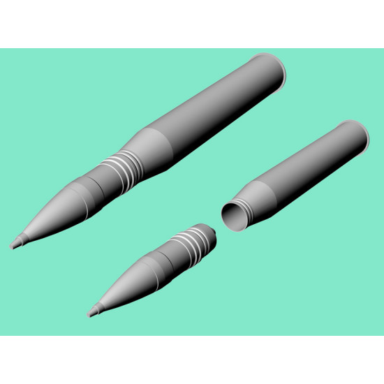 Eureka A-3533 1/35 Ammo W/Box 8,8 Cm Gr.patr.39 Hl Kw.k.43