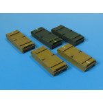 Eureka E-005 1/35 Wooden Ammo Boxes For 8.8 Cm Kw.k.36 5pcs For Sd.kfz.181 Tiger Ausf.e