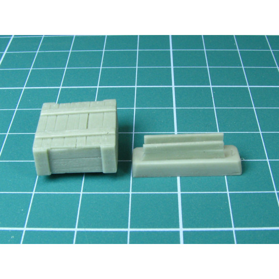 Eureka E-010 1/35 Wooden Crates General Purpose 3 Pcs Resin