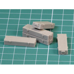 Eureka E-013 1/35 Wooden Ammo Boxes For 7.5 Cm Kw.k.42 5pcs Resin