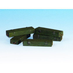 Eureka E-013 1/35 Wooden Ammo Boxes For 7.5 Cm Kw.k.42 5pcs Resin