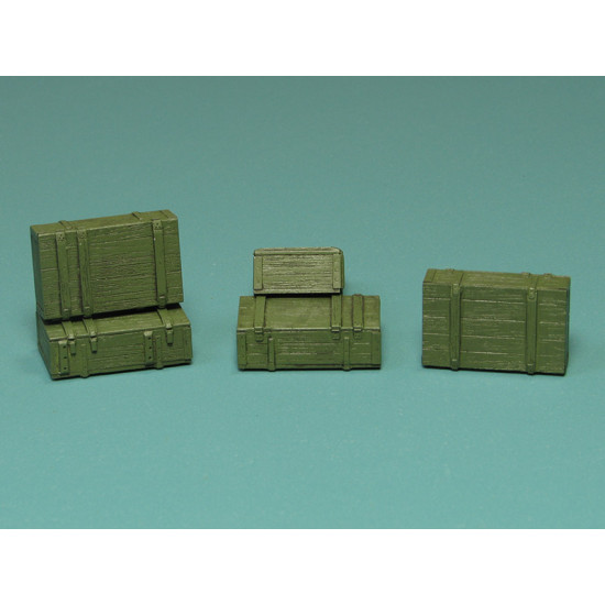 Eureka E-034 1/35 Modern Russian Ammo Crates For 125mm 2a46 Gun 5pcs